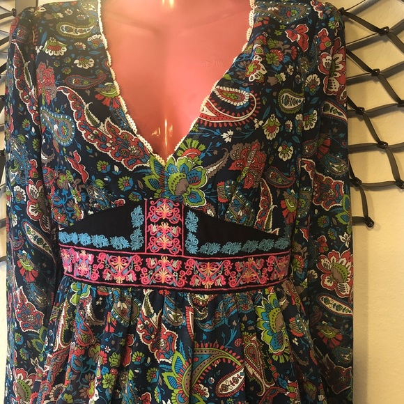 Flying Tomato | Lulu’s Boho Chic Sheer Dress | M - Picture 4 of 6